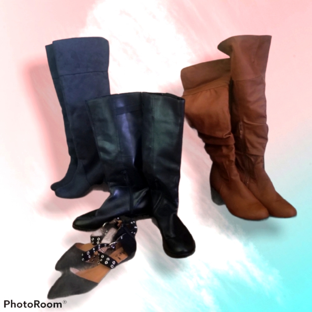Bundle or buy individual! Variety of sizes 7. 5 Boots 2 New and 1 Semi-new.